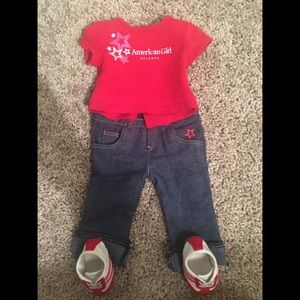 Red American Girl Outfit